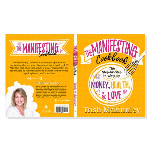 Cooking book cover with the title 'Hip and fun book cover'