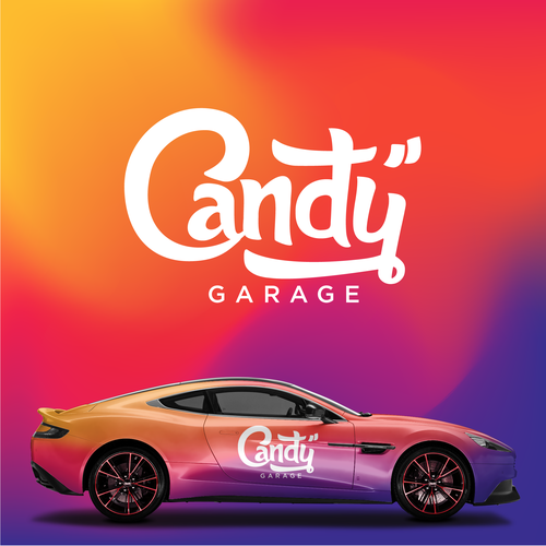 Car brand with the title 'Car garage branding'