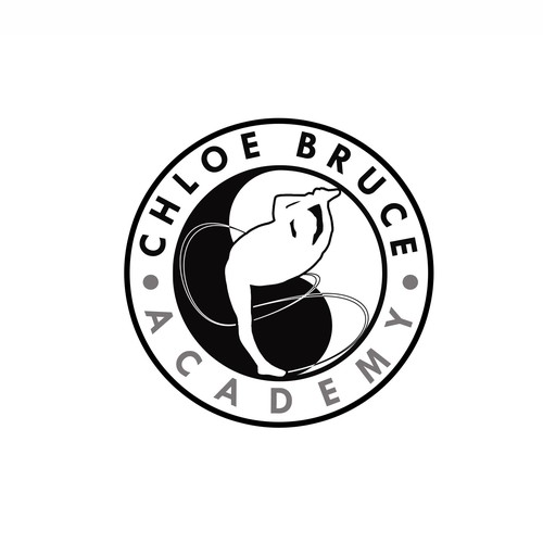 Martial arts logo with the title 'Chloe Bruce Academy - Martial Arts Logo'