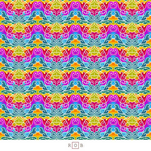 Background artwork with the title 'Chongo pattern'