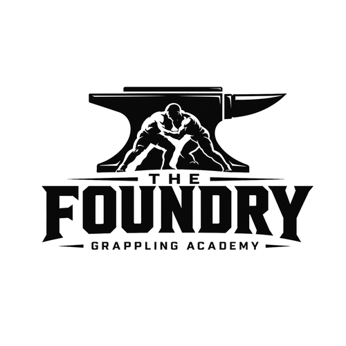 Krav Maga logo with the title 'The Foundry Grappling Academy'