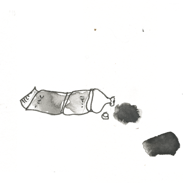 Ink illustration with the title 'Illustration'