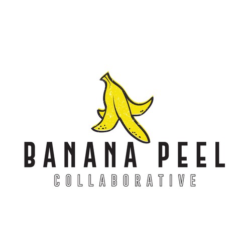 Banana logo with the title 'Edgy Logo for One Woman Agency'