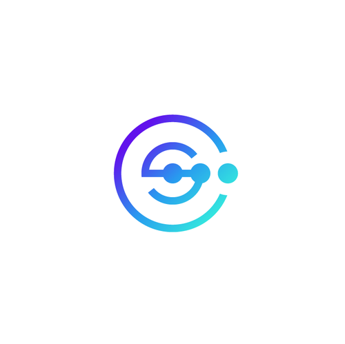 Cryptocurrency logo with the title 'Collective Intelligence Summit Logo design'
