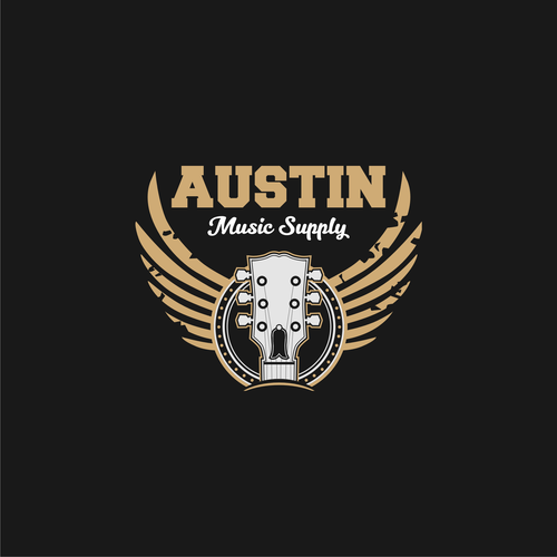 Music production logo with the title 'music logo'