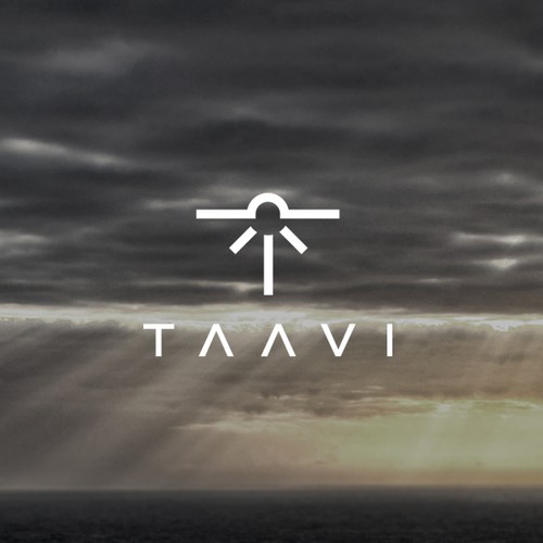 Sun logo with the title 'Clean Design for Solar Energy Brand'