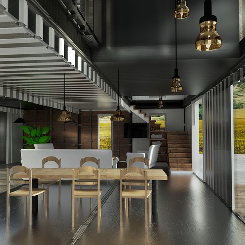 Exterior design with the title 'Interior design '