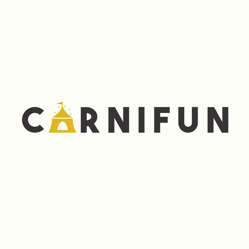 Carnival logo with the title 'logo for Carnifun with a big impact'