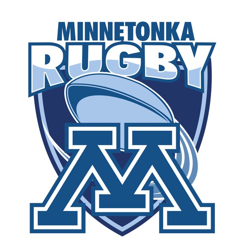 Rugby logo with the title 'Minnetonka Rugby'