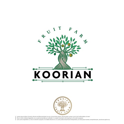 Orange logo with the title 'Koorian'