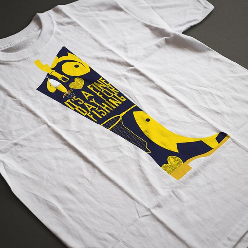 Fish t-shirt with the title 'TShirt "Fishing"'