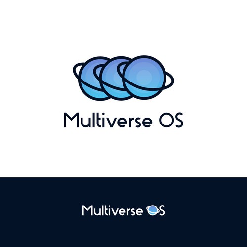 Universe logo with the title 'Logo Submission - Multiverse OS'
