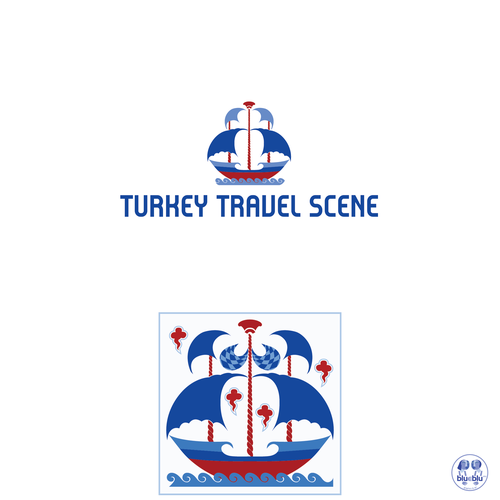 Scenery logo with the title 'Travel'
