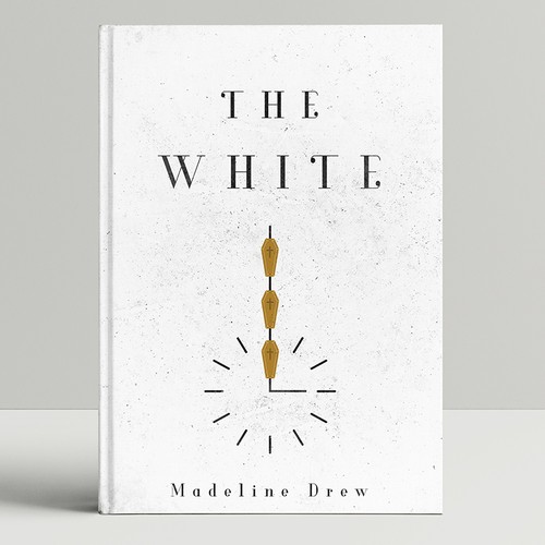 Creative book cover with the title 'The White'