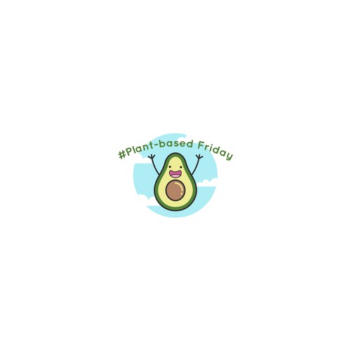Avocado logo with the title 'Logo for healthy food company '