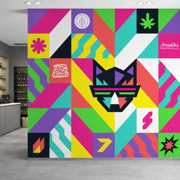 Wallpaper design with the title 'wolfpack wallpaper'