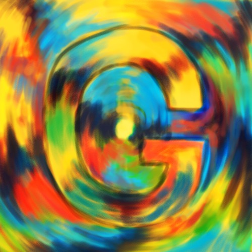 Hipster artwork with the title 'G'