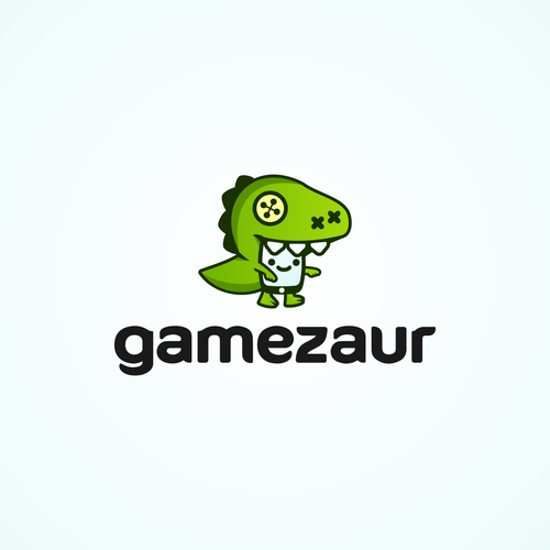 Video game design with the title 'Gamezaur  |  LOGO  |  Mobile Games Development Studio'