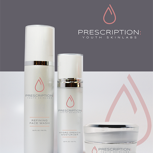 Youth logo with the title 'Cosmetics Package Design'