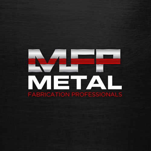 Fabrication design with the title 'Metal Fabrication Logo'