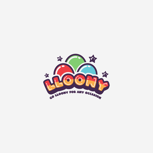 Balloon logo with the title 'Logo Design'