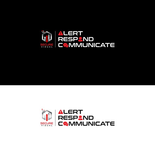 Alert design with the title 'Secure Vizual Logo design '
