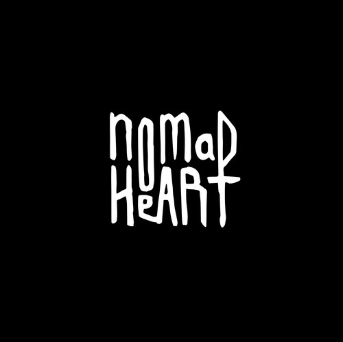 College font logo with the title 'Nomad Heart '