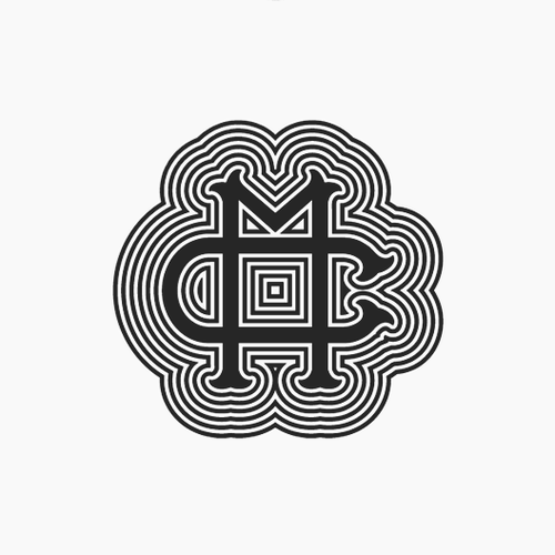 Black and white logo with the title 'Drum Stickers'