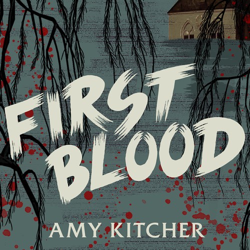 Fairy tale book cover with the title 'First Blood Front Cover'