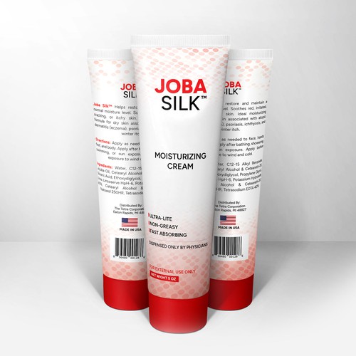 Tube packaging with the title 'Joba Silk'