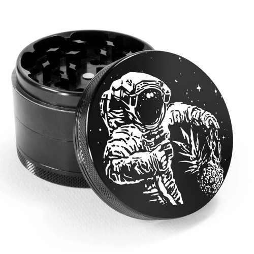 Space artwork with the title 'grinder design'