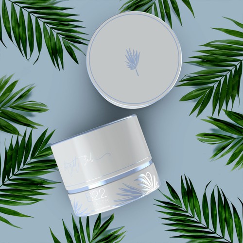 Script design with the title 'Luxurious label packaging design'