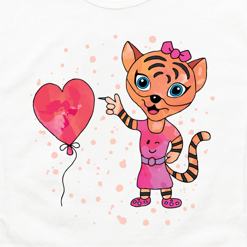 Cool t-shirt with the title 't-shirt design for Holla Kids'