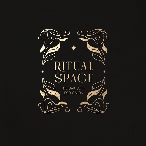Beauty logo with the title 'A Mystical, Vintage Vibe Logo Design for a Hair Salon'