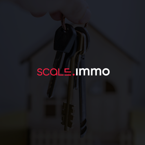 Scale logo with the title 'Monogram SI for scale.immo'