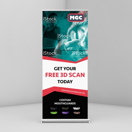 Rollup design with the title 'Rollup Banner'