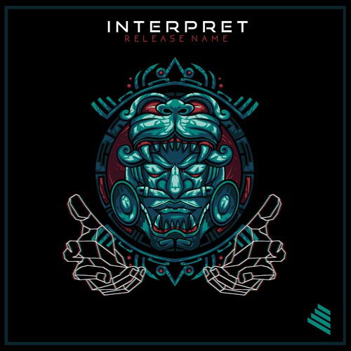 Aztec design with the title 'INTERPRET'