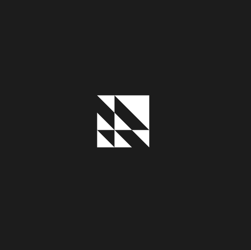 Abstract logo with the title 'Brandmark-NR3446'
