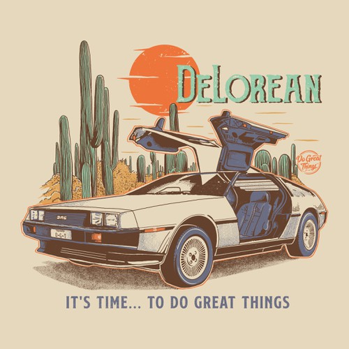 California t-shirt with the title 'Do Great Things'