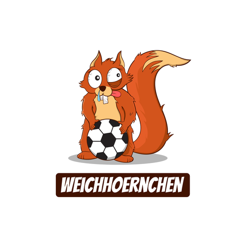 Squirrel logo with the title 'Logo für Twitch Streaming (Fifa)'