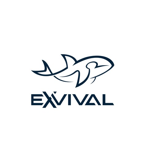 Orca design with the title 'Logo eXvival'