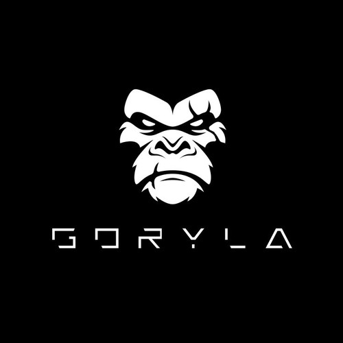 Angry logo with the title 'pictorial logo concept for GORYLA'