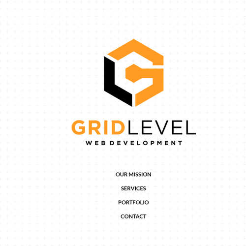Portfolio website with the title 'Homepage design for GridLevelWD.com'