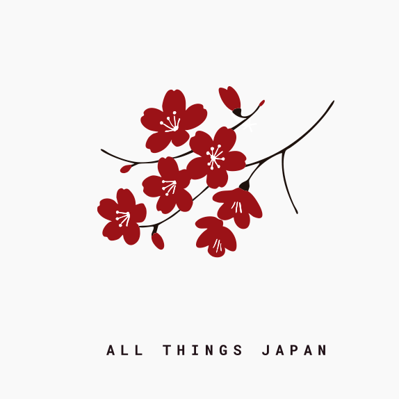 Red logo with the title 'Cherry Blossom'