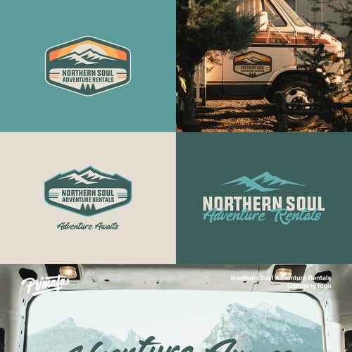 Trailer logo with the title 'Northern Soul Adventure Rentals'