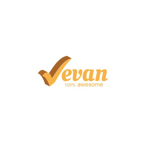 Awesome logo with the title 'vevan'