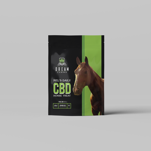 Animal packaging with the title 'Stand up pouch design for a CBD brand'