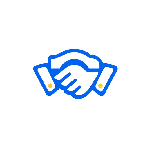 Deal logo with the title 'simple, clean, unique logo design'