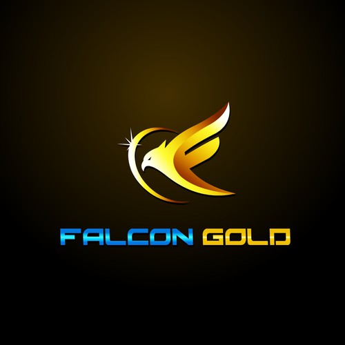 Falcon logo with the title 'Falcon Gold needs a new logo'