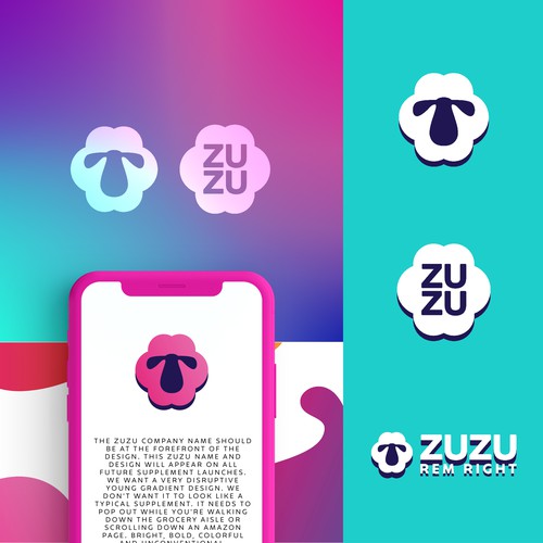 Sheep logo with the title 'ZUZU'